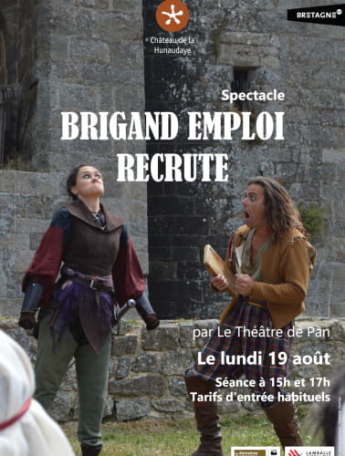 Spectacle "Brigand Emploi recrute" | Plédéliac | Côtes d